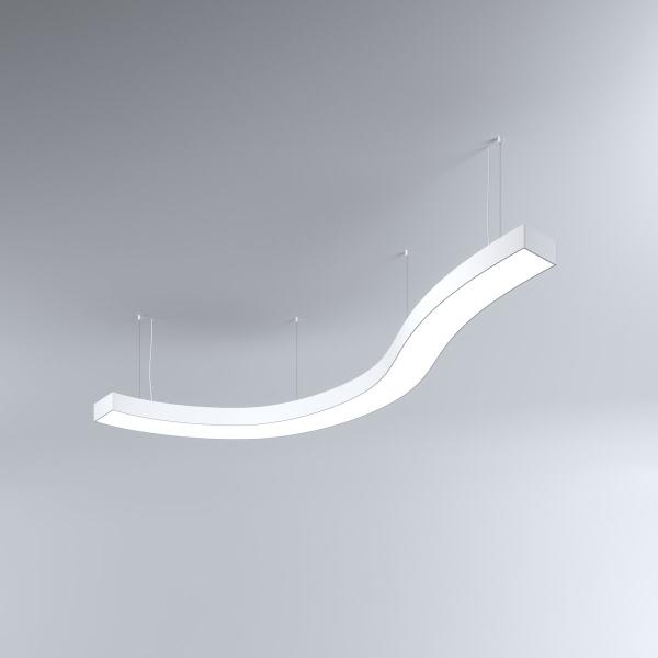 LED-Deckenleuchte geeignet für großflächige Bereiche